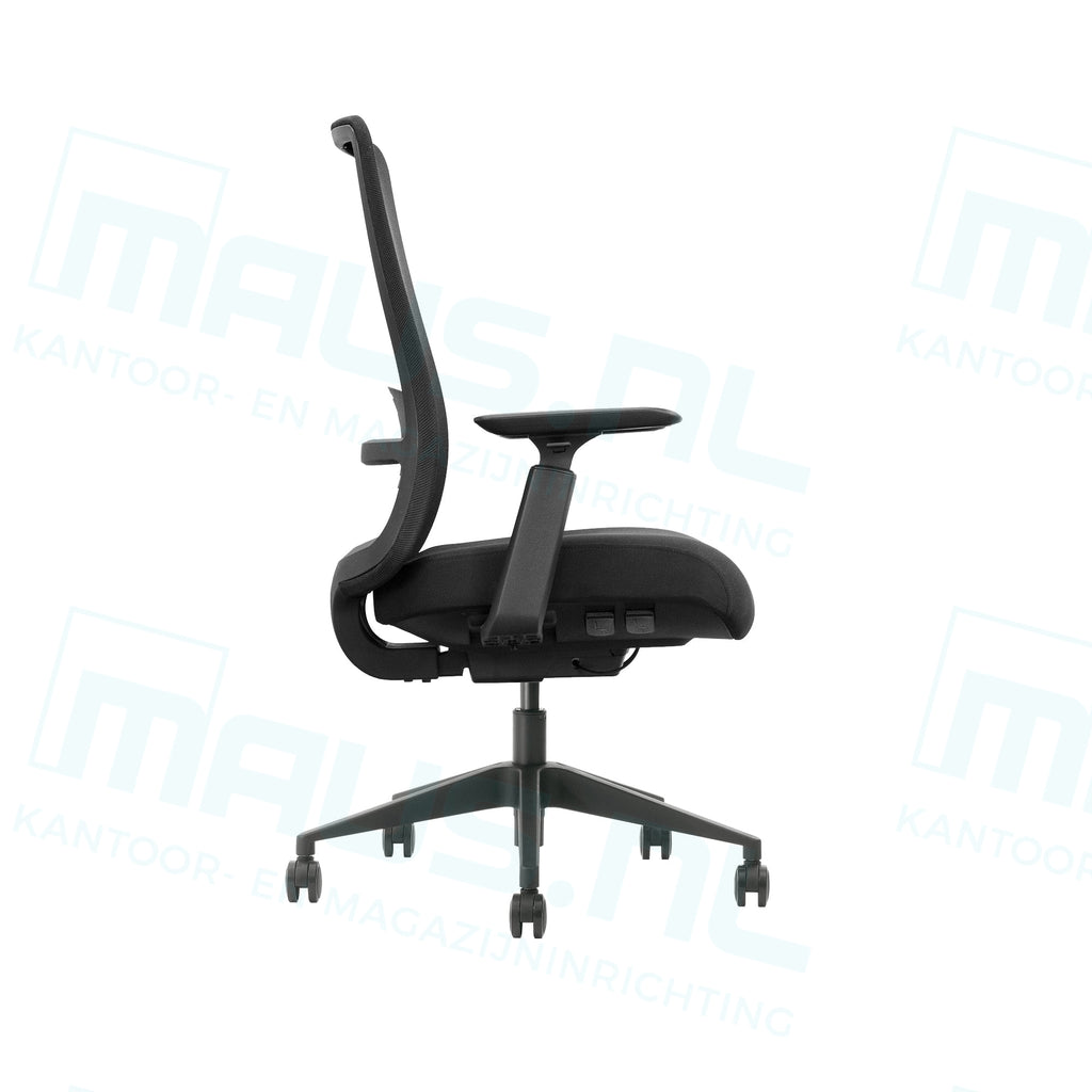 Bureaustoel Mcc-02 Next Netbespanning Zwart Bureaustoelen