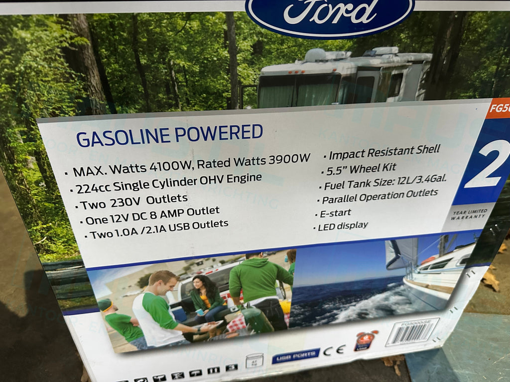 Ford FG5000ise l inverter l aggregaat l Nieuw l benzine