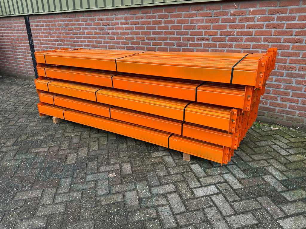 Gebruikte palletstelling Nimar l Sterke set van 14 staanders en 56 Liggers l Draagvermogen 2100 KG