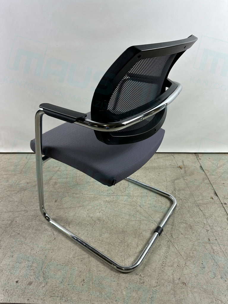 Vergaderstoel Grijs/Zwart Sitland Vergaderstoelen