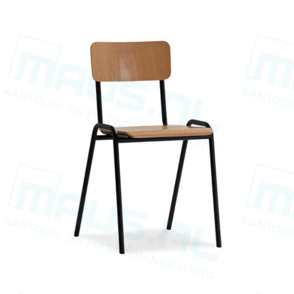 Kantinestoel M03 Zwart Kantinestoelen