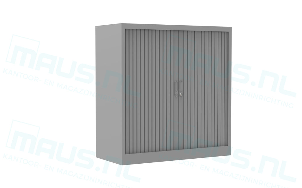 Roldeurkast Cab105-100 Aluminium Ral 9006 Roldeurkasten