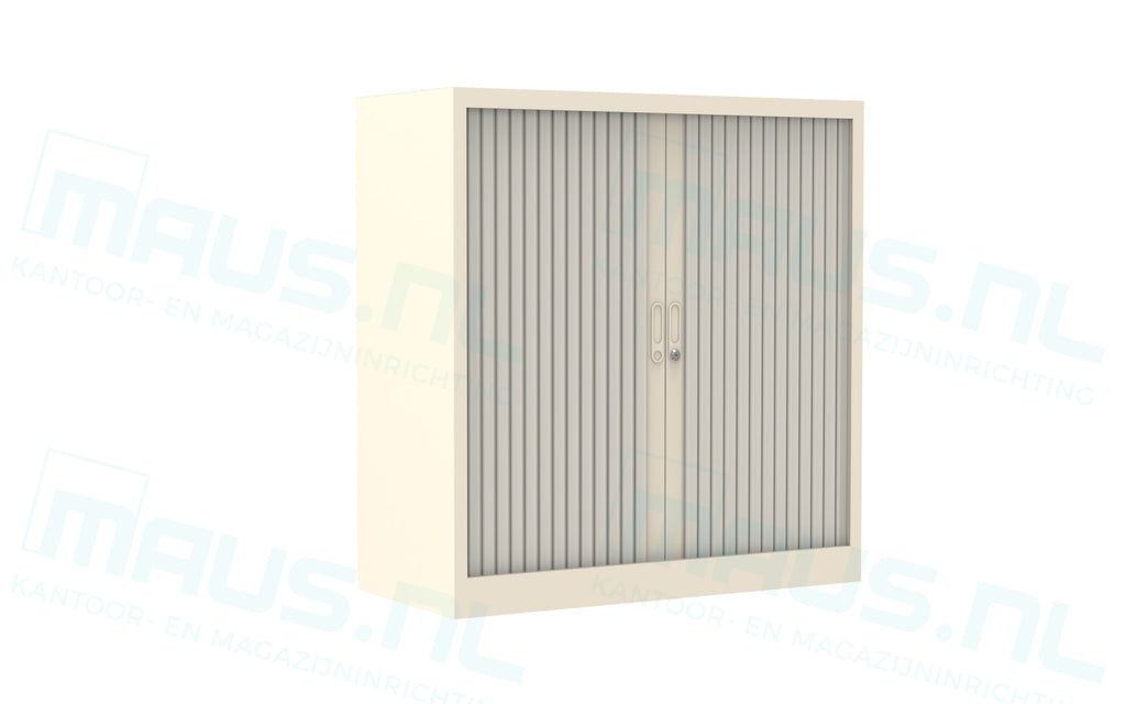 Roldeurkast Cab105-100 Wit 105 X 100 45 Cm Ral 9010 Roldeurkasten