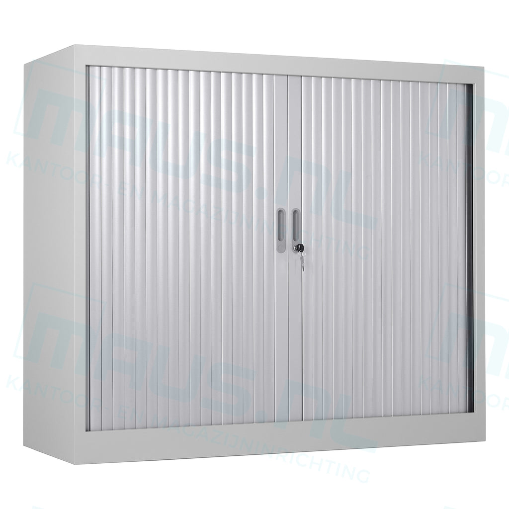 Roldeurkast Cab105-120 Aluminium Ral 9006 Roldeurkasten