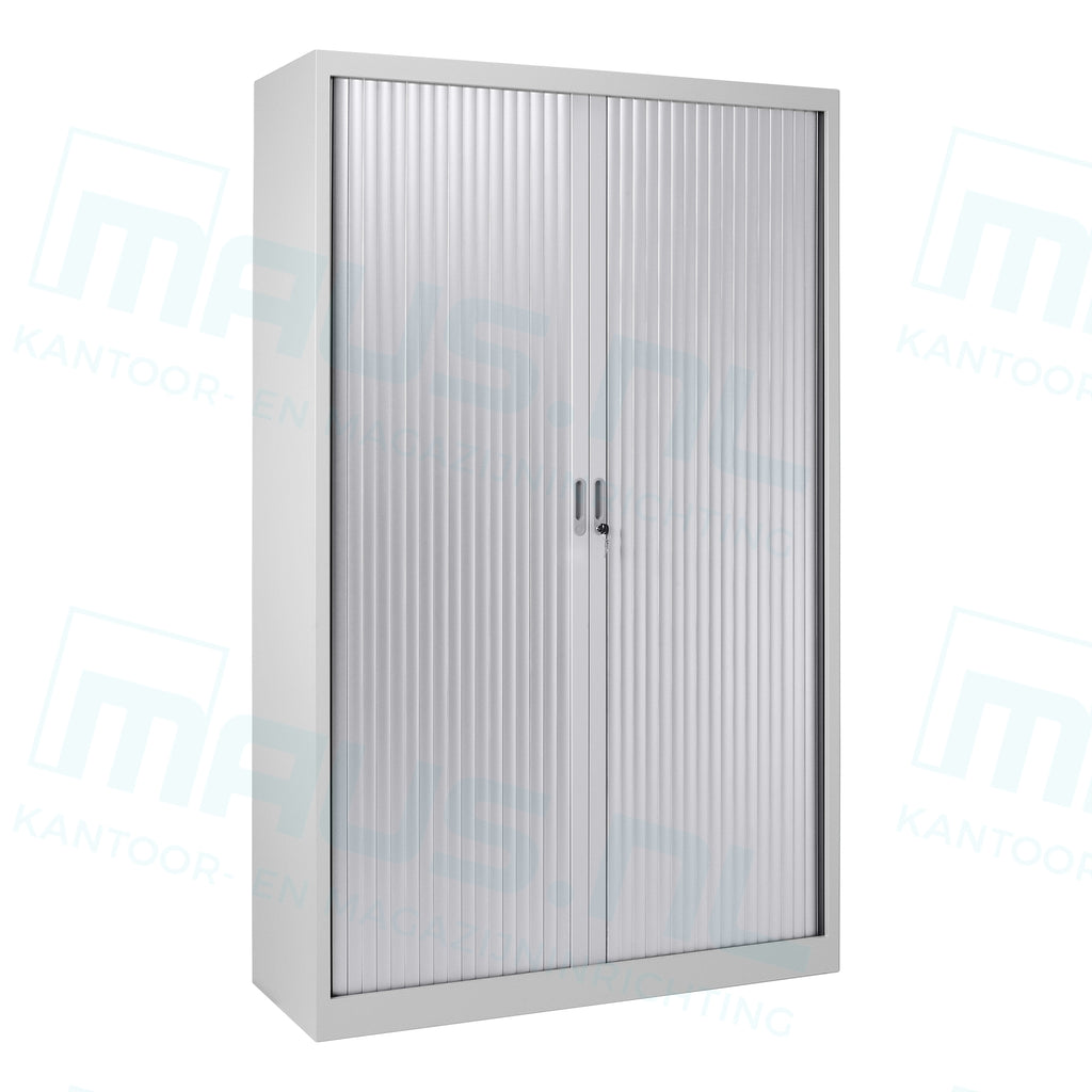 Roldeurkast Cab195-100 Aluminium 195 X 100 45 Cm Ral 9006 Roldeurkasten