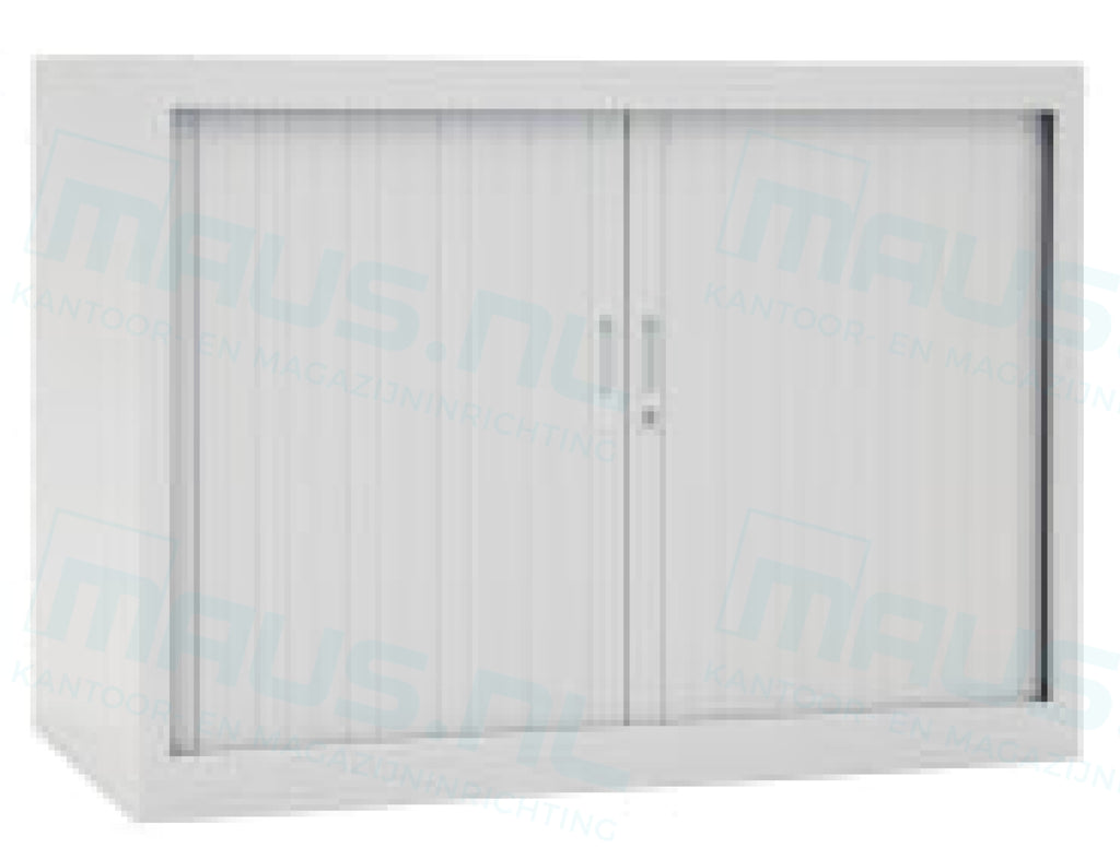 Roldeurkast Cab73-100 Lichtgrijs 73 X 100 45 Cm Ral 7035 Roldeurkasten