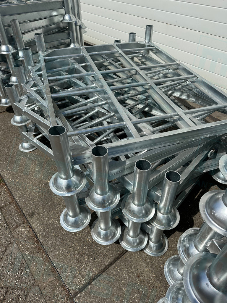 Stapelrek Enkel l 1370x1000 l Nieuw l thermisch verzinkt l