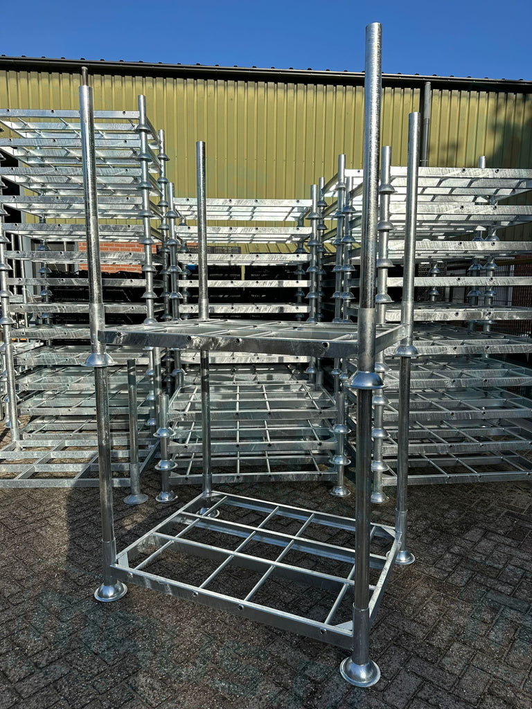 Stapelrek Enkel l 1370x1000 l Nieuw l thermisch verzinkt l