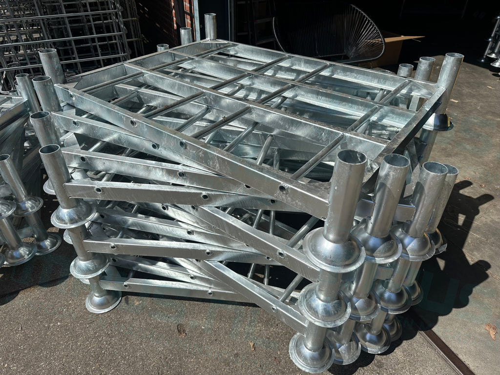 Stapelrek Enkel l 1370x1000 l Nieuw l thermisch verzinkt l