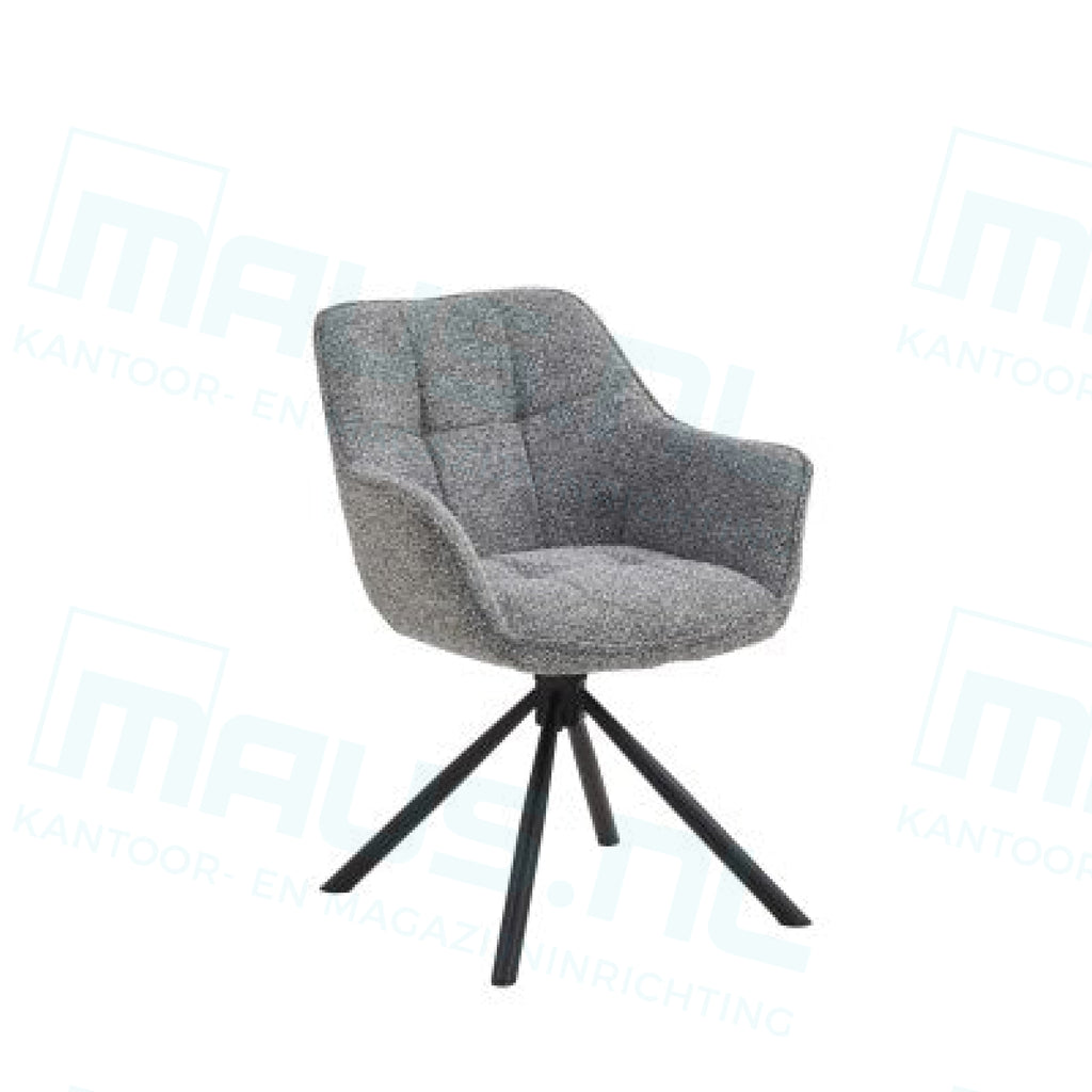 Stoel Wm Met Arm Antraciet Kantinestoelen