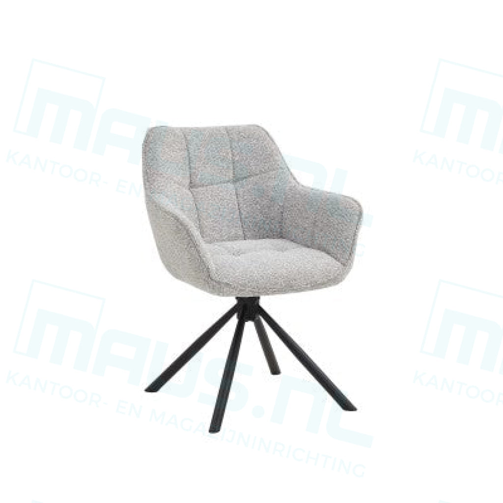 Stoel Wm Met Arm Bruin Kantinestoelen