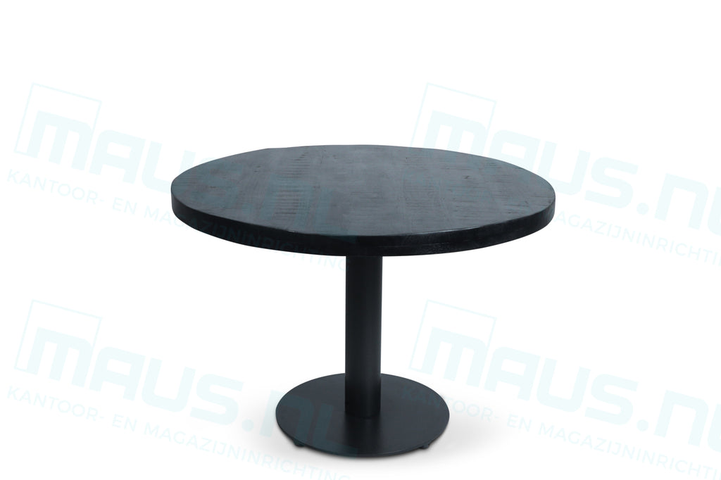 Tafel Tabl W Rond 110X110 Cm Zwart / Bureaus