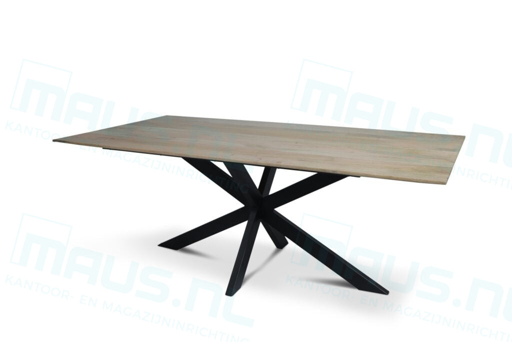 Tafel Tabl W2 Met Spinpoot Rechthoek 220X100 Cm Bureaus